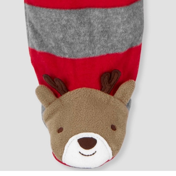 *NWT* Carter’s Reindeer Footed Pjs - Picture 3 of 6